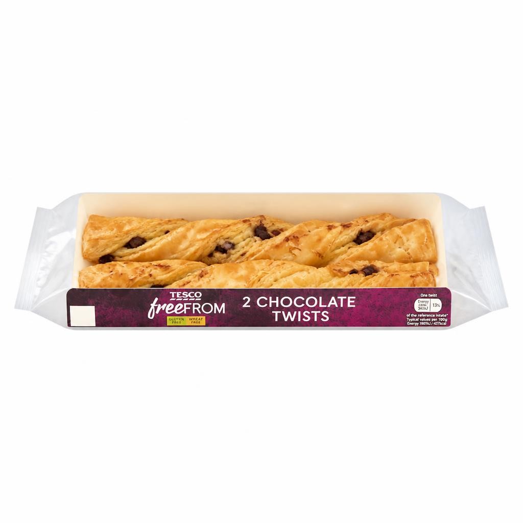 Tesco Free From Chocolate Twists 2 Pack