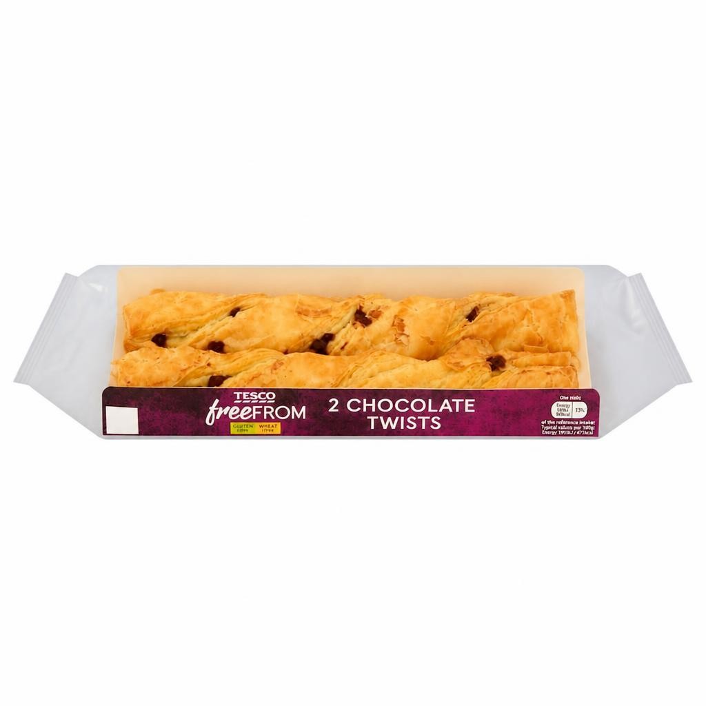 Tesco Free From Chocolate Twists 2 Pack