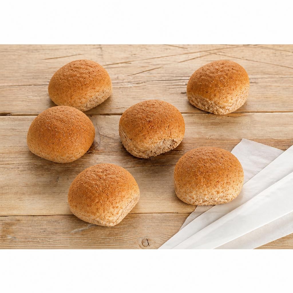 Tesco Soft Wholemeal Roll 6 Pack