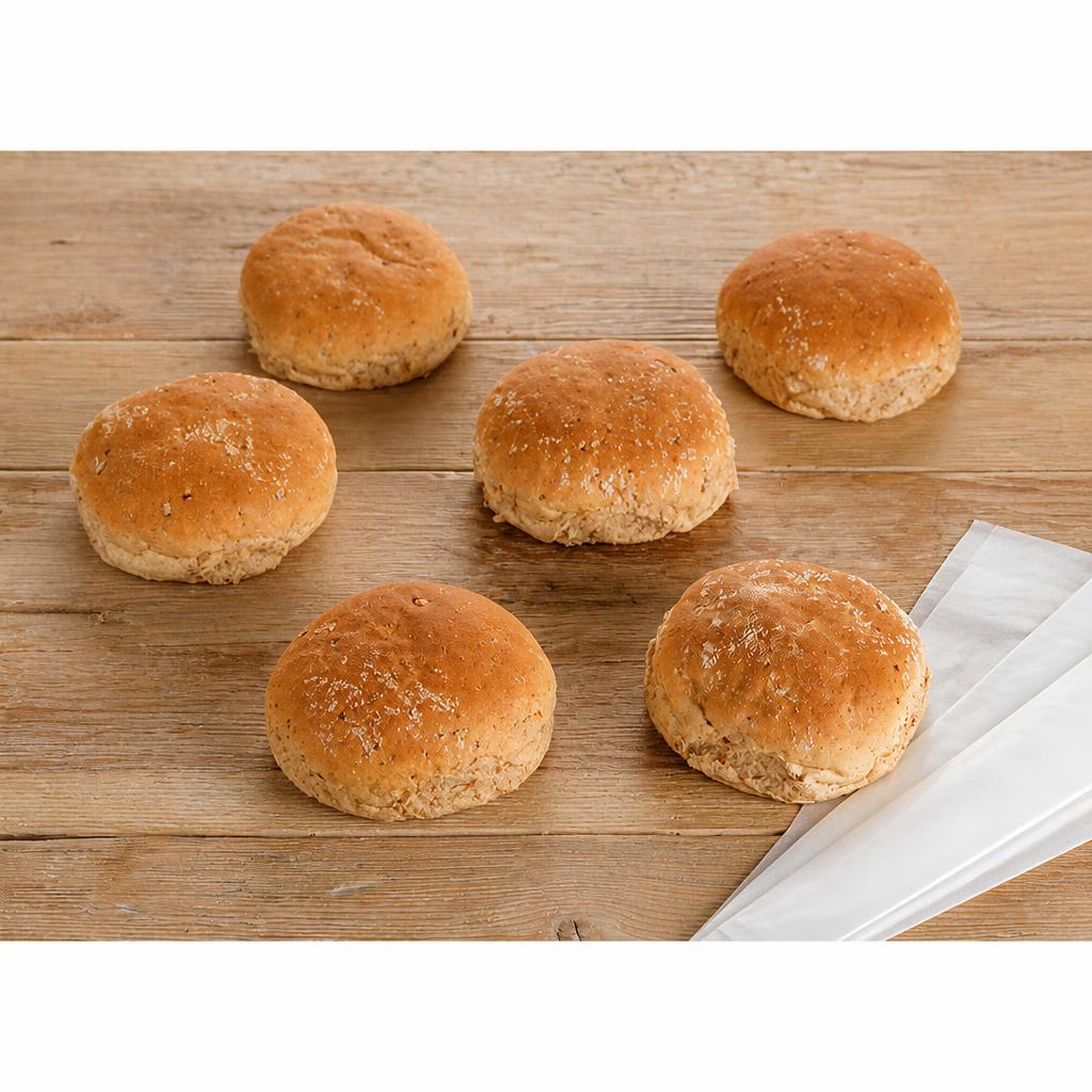 Malted Grain Soft Roll 6 Pack