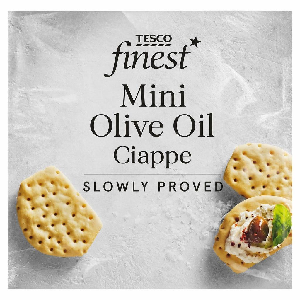 Tesco Finest Mini Extra Virgin Olive Oil Ciappe 100g