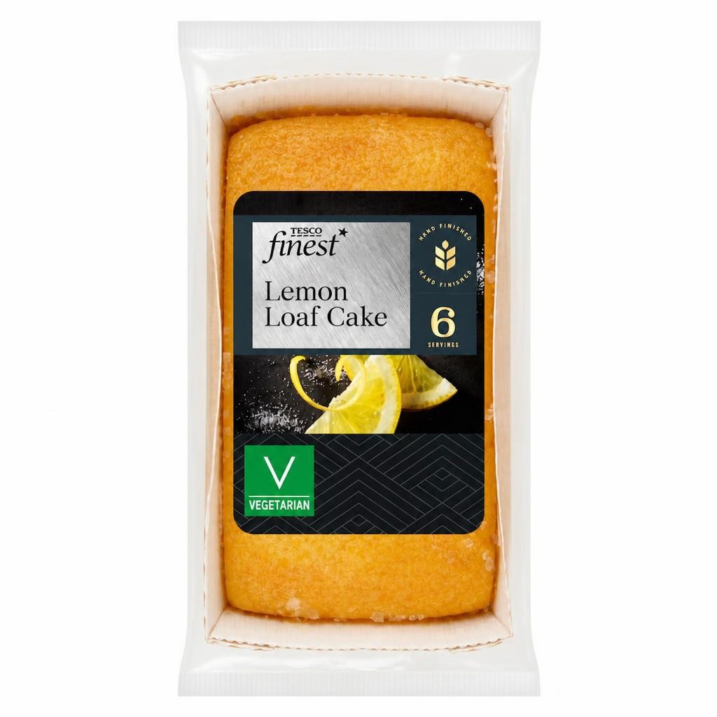 Tesco Finest Lemon Loaf Cake 6 Servings