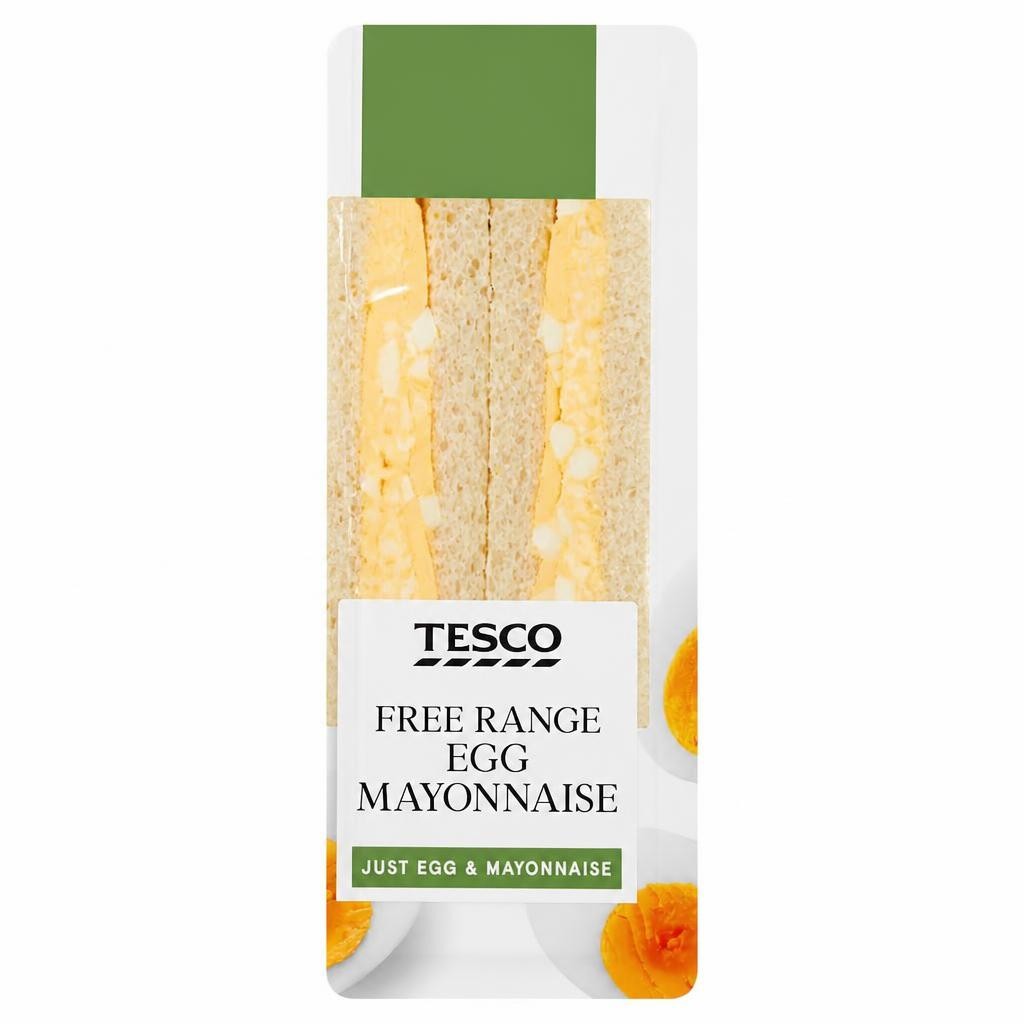 Tesco Free Range Egg Mayonnaise Sandwich