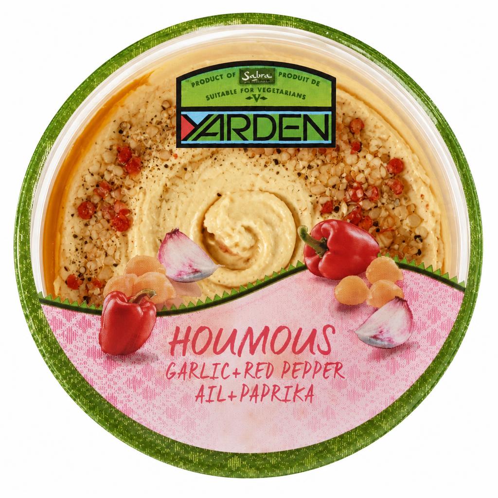 Yarden Houmous Garlic & Red Pepper 250G