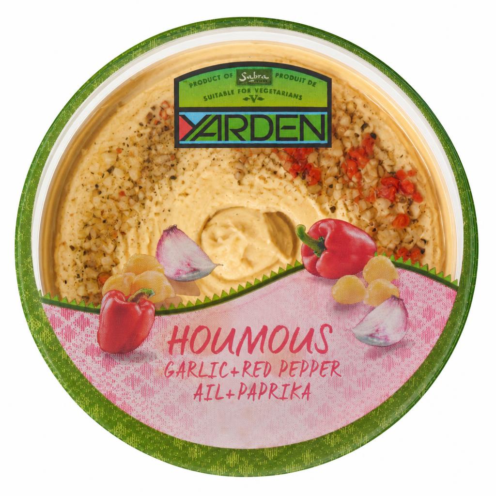 Yarden Houmous Garlic & Red Pepper 250G
