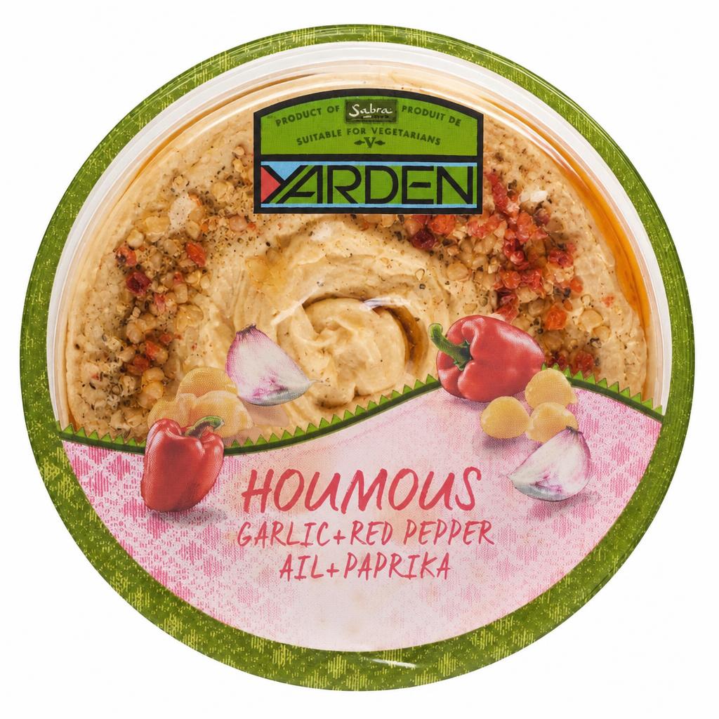 Yarden Houmous Garlic & Red Pepper 250G