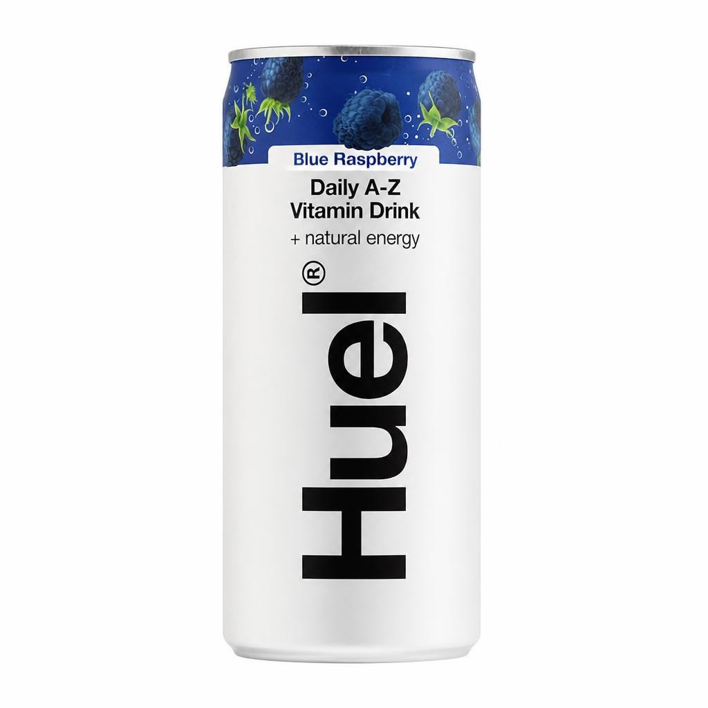 Huel Daily A-Z Blue Raspberry Sparkling Multivitamin Energy Drink330ml