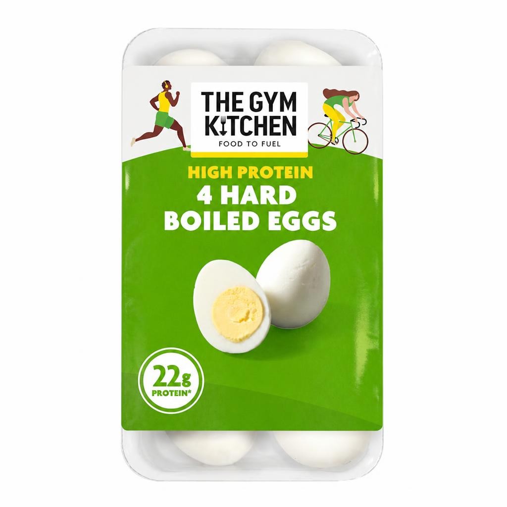 The Gym Kitchen High Protein Boiled Eggs 4 Pack 175g