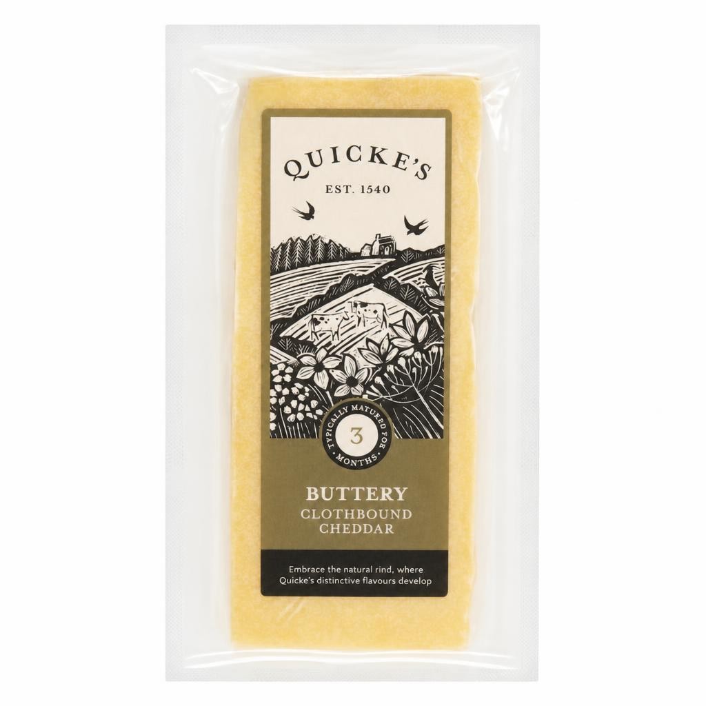 QUICKE'S Buttery Cheddar 150g