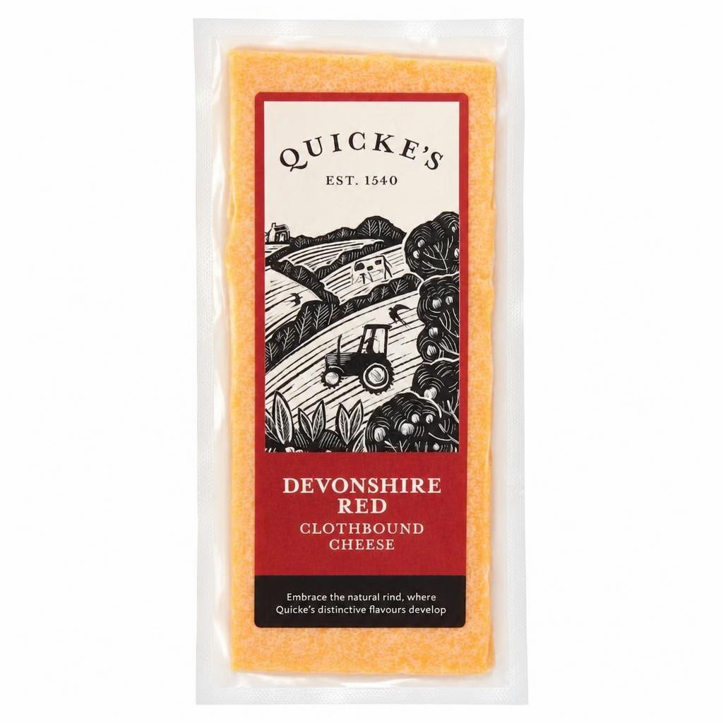 QUICKE'S DEVONSHIRE RED CLOTHBOUND CHEESE 150g