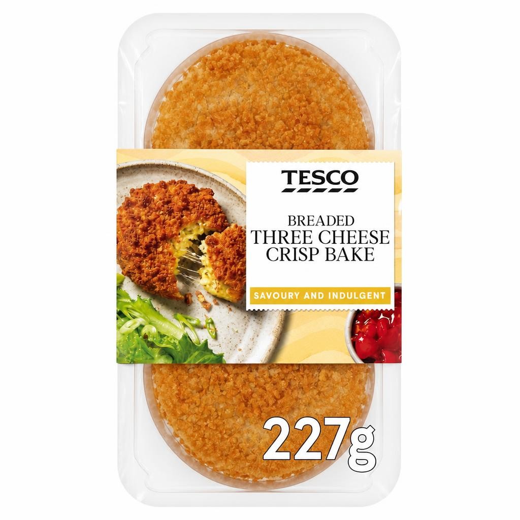Tesco Breaded Three Cheese Crisp Bake 227g