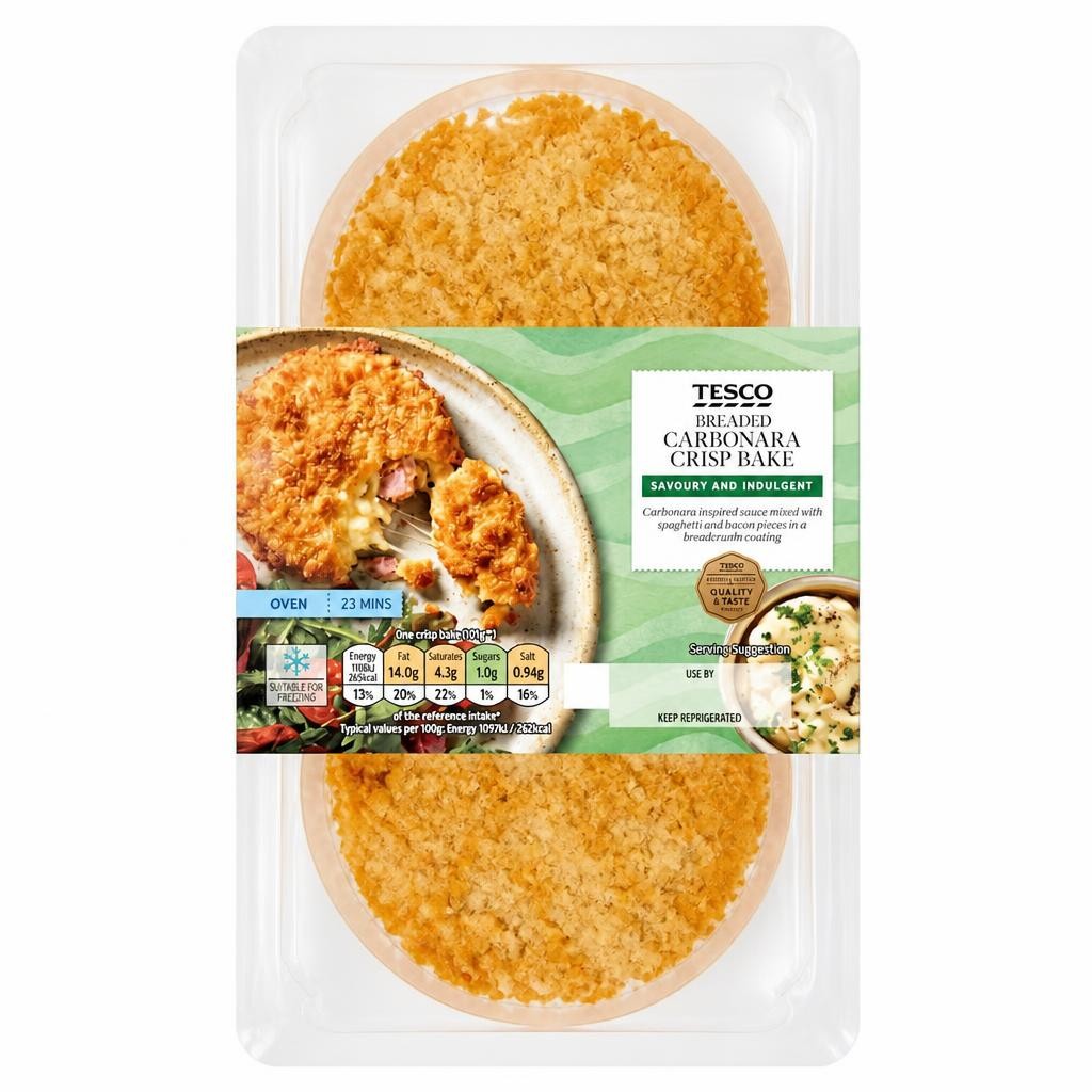 Tesco Carbonara Crisp Bake 227g