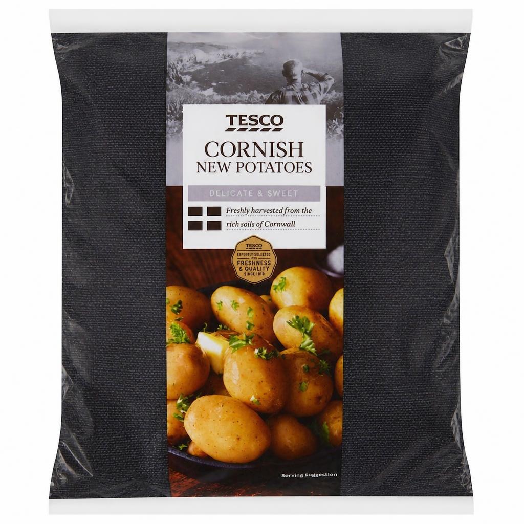 Tesco Cornish New Potatoes 750G