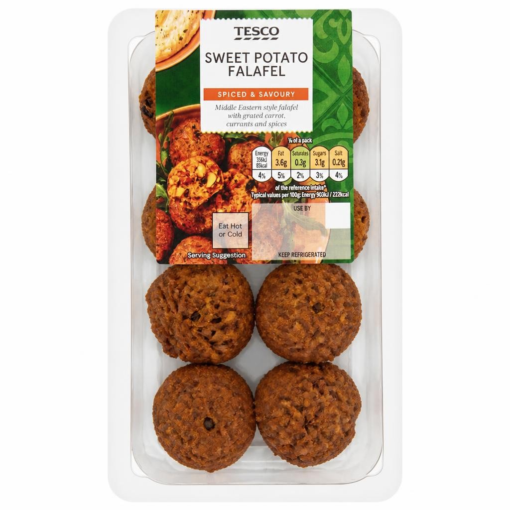 Tesco Sweet Potato Falafels 152g