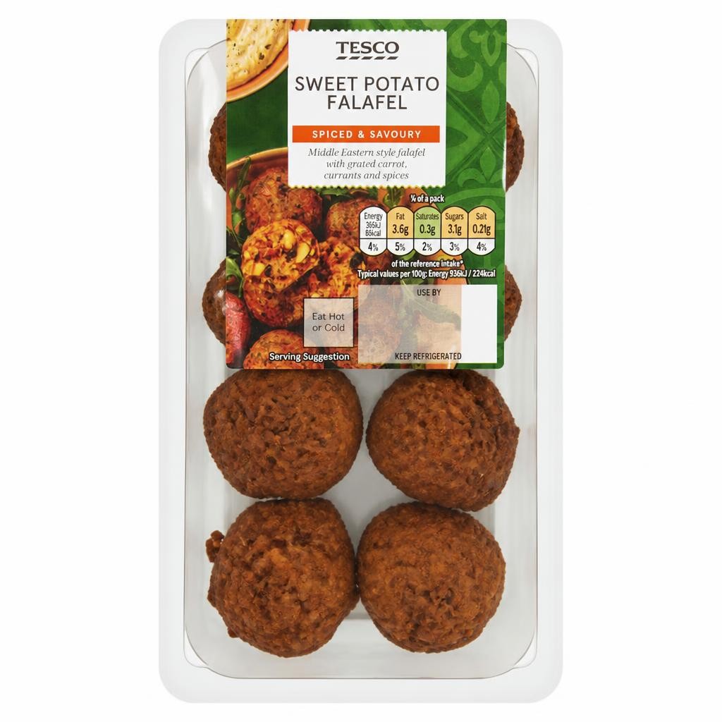 Tesco Sweet Potato Falafels 152g