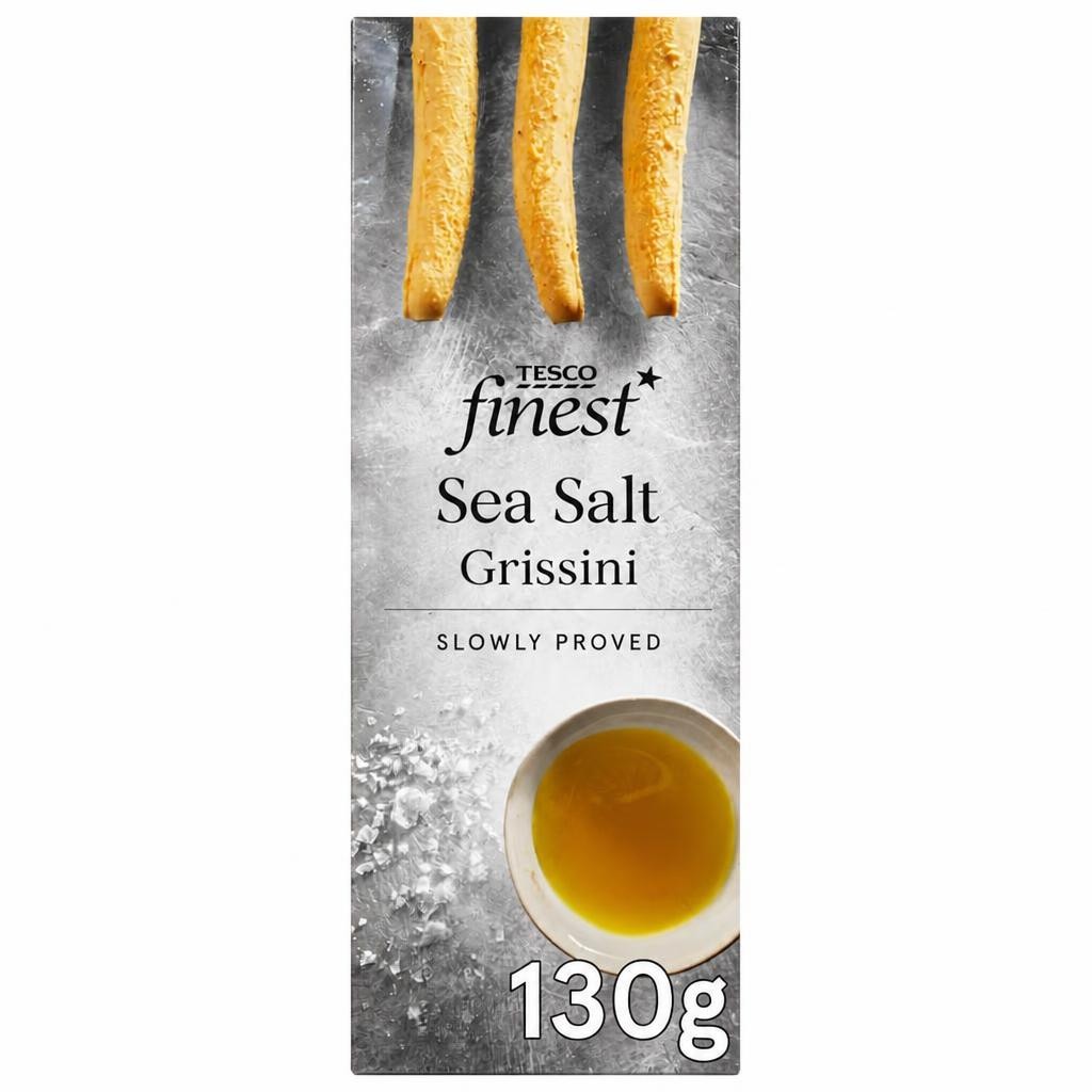 Tesco Finest Sea Salt Grissini 130g