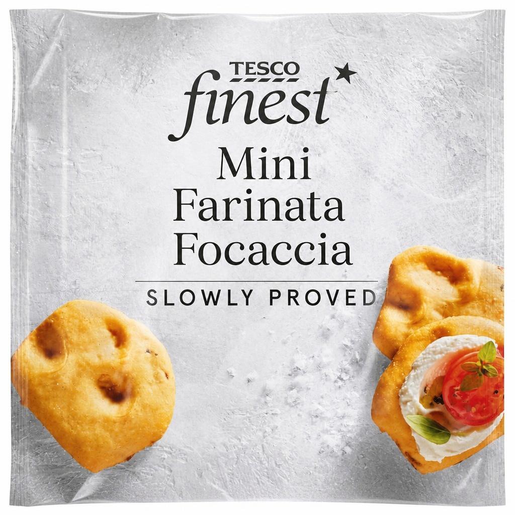 Tesco Finest Mini Focaccia Farinata 100g