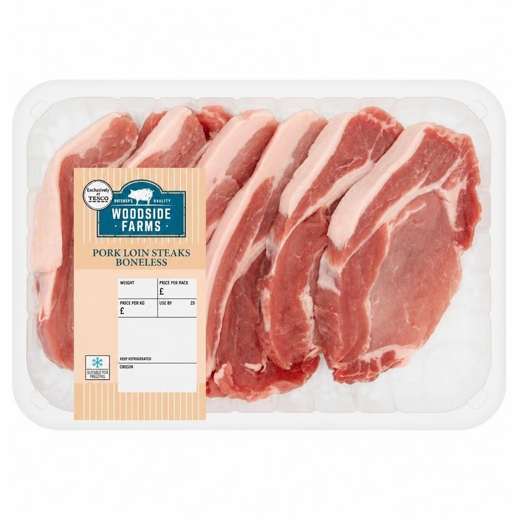 Woodside Farms Pork Loin Steaks 650-750g