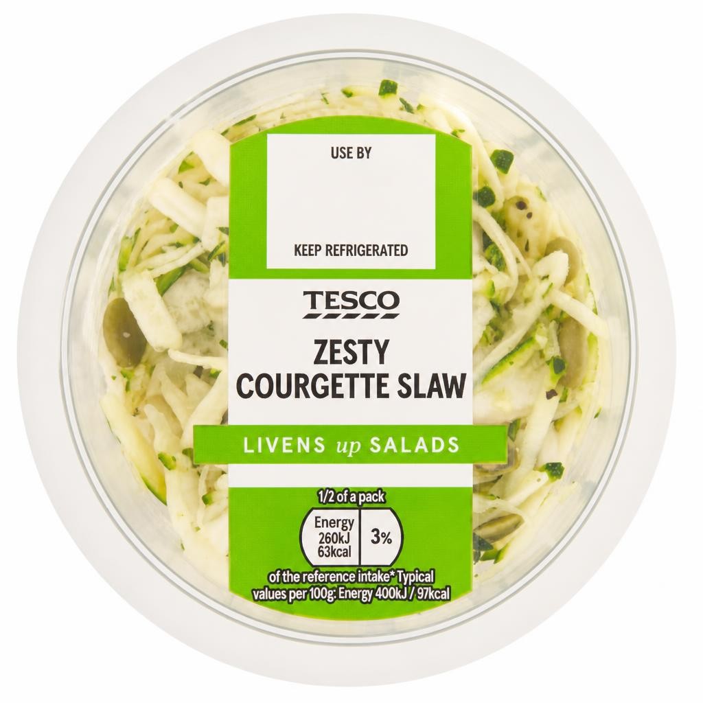 Tesco Zesty Courgette Slaw 130g