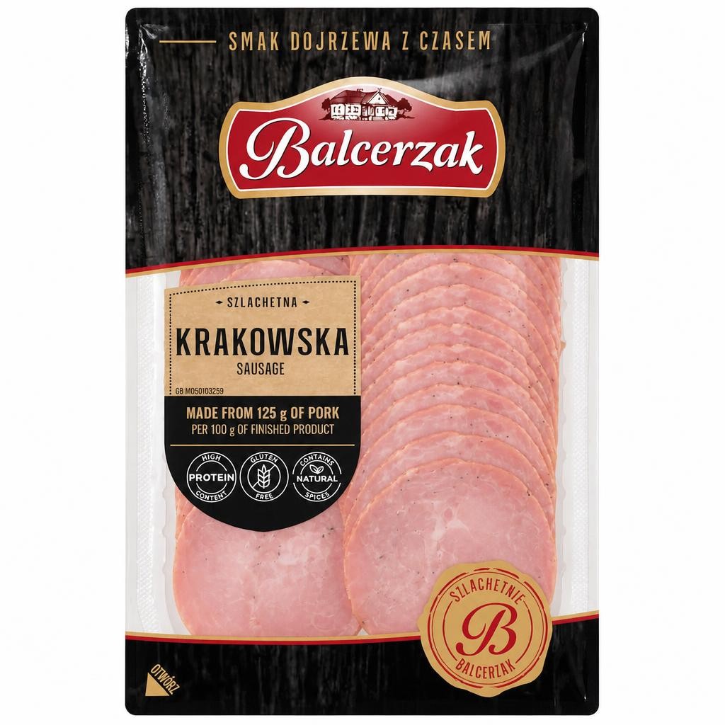 Balcerzak Sliced Krakowska Sausage 80g