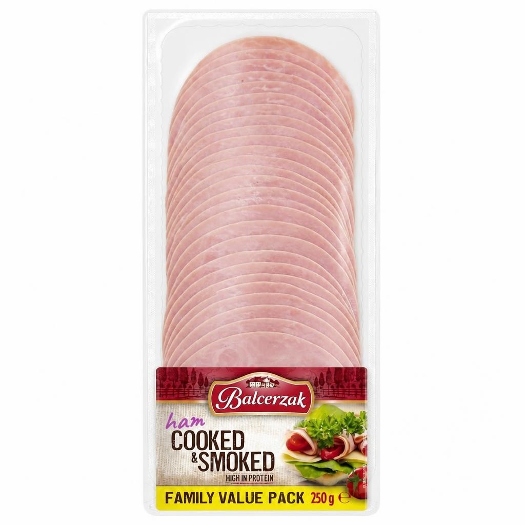 Balcerzak Cooked & Smoked Ham 250g