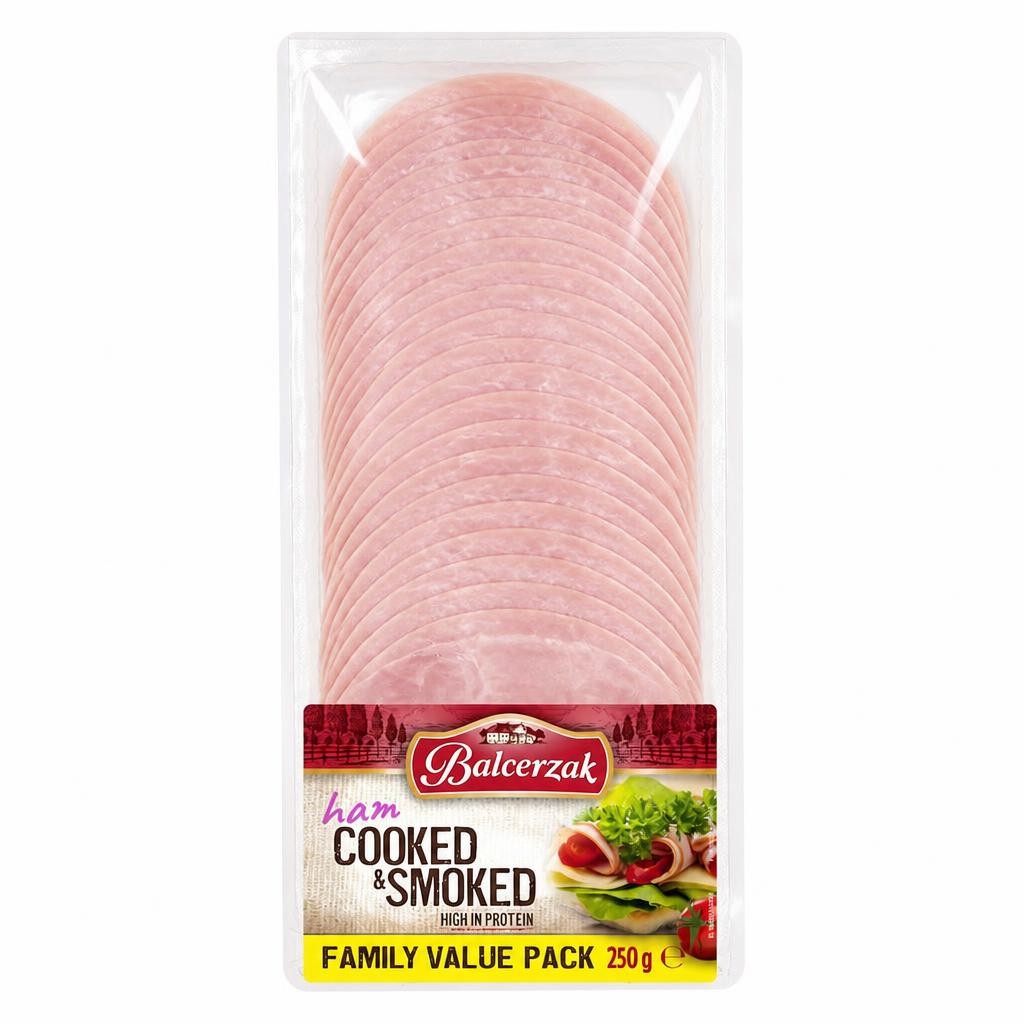 Balcerzak Cooked & Smoked Ham 250g