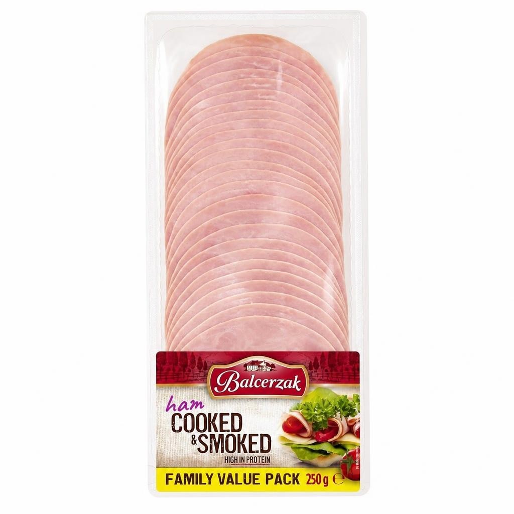 Balcerzak Cooked & Smoked Ham 250g