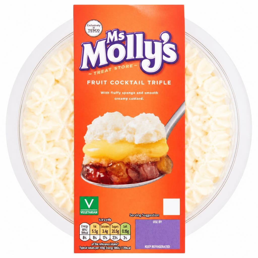 Ms Molly's Fruit Cocktail Trifle 472g