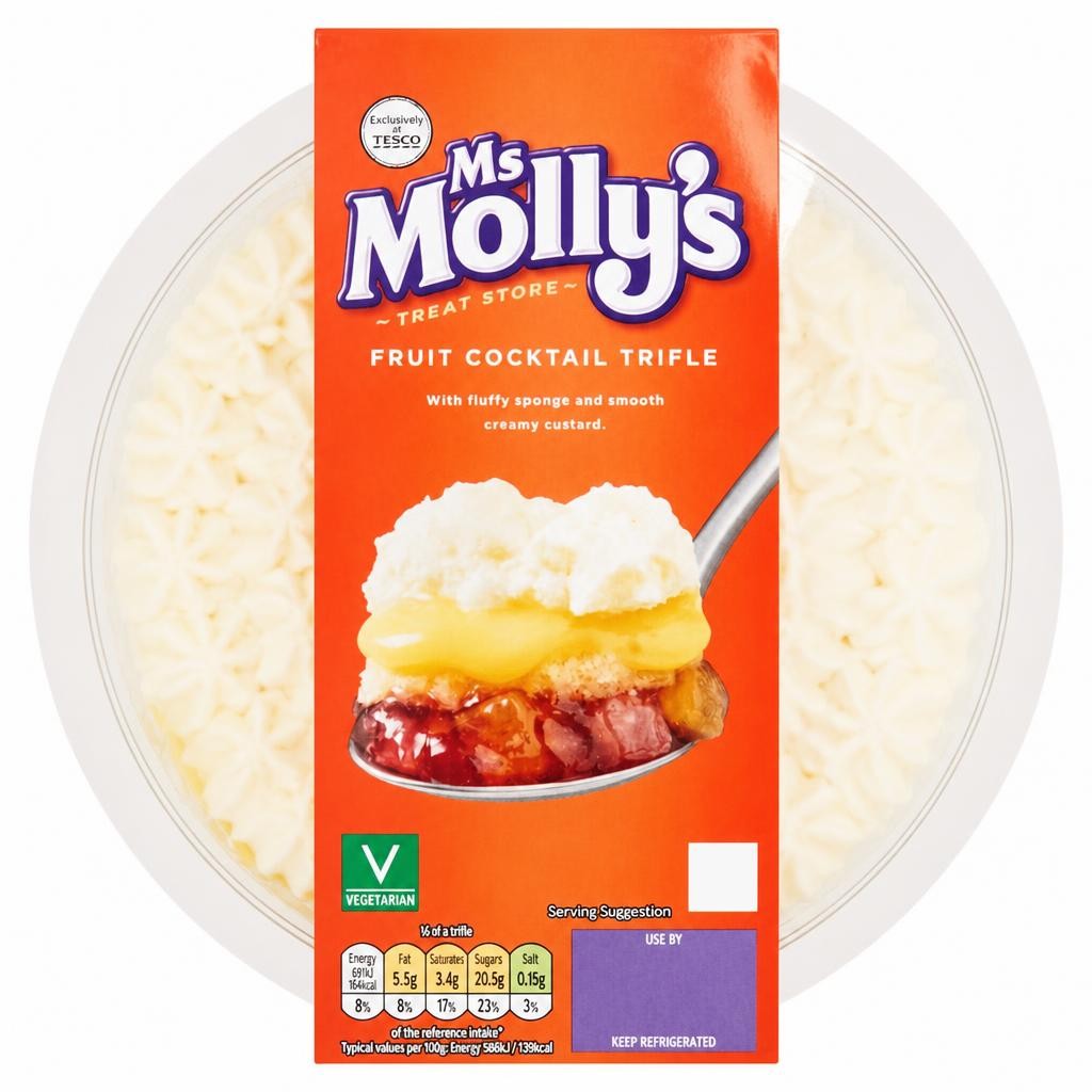Ms Molly's Fruit Cocktail Trifle 472g