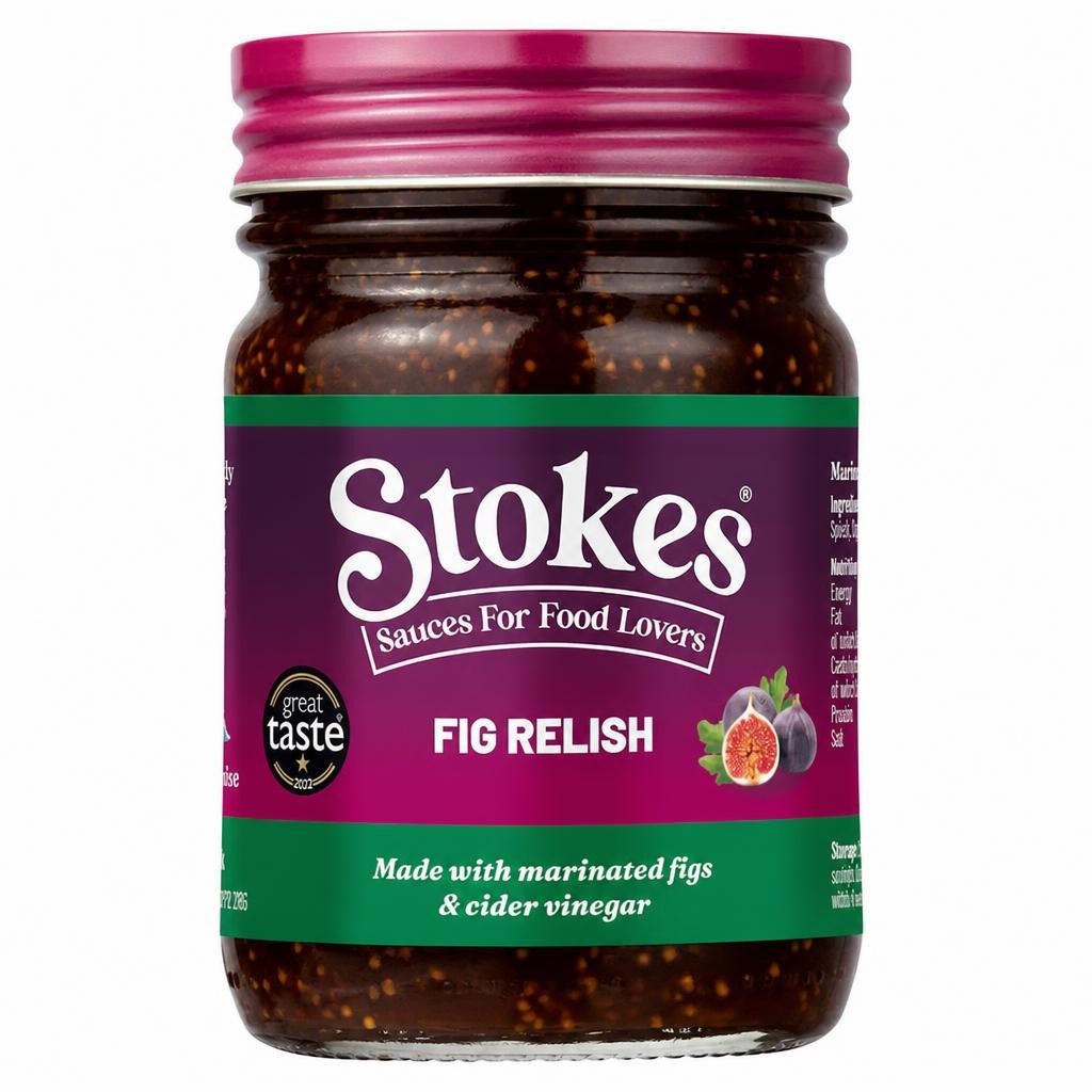 Stokes Fig Relish 250g