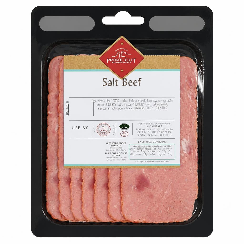 Prime Cut Kosher Salt Beef 110g