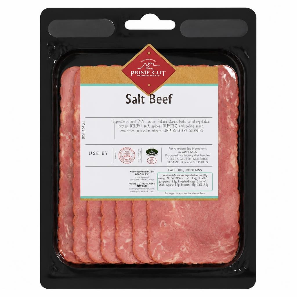 Prime Cut Kosher Salt Beef 110g