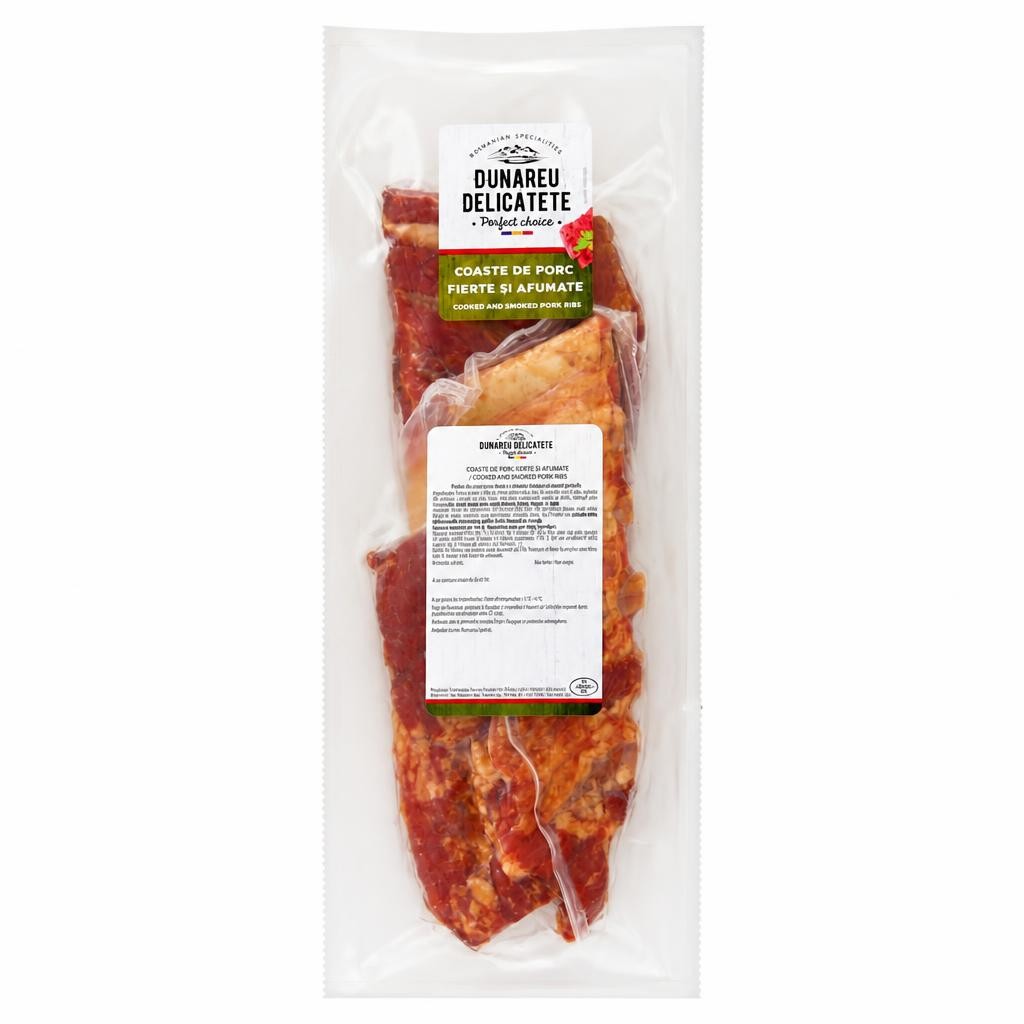 Dunareu Delicatete Smoked & Cooked Pork Ribs