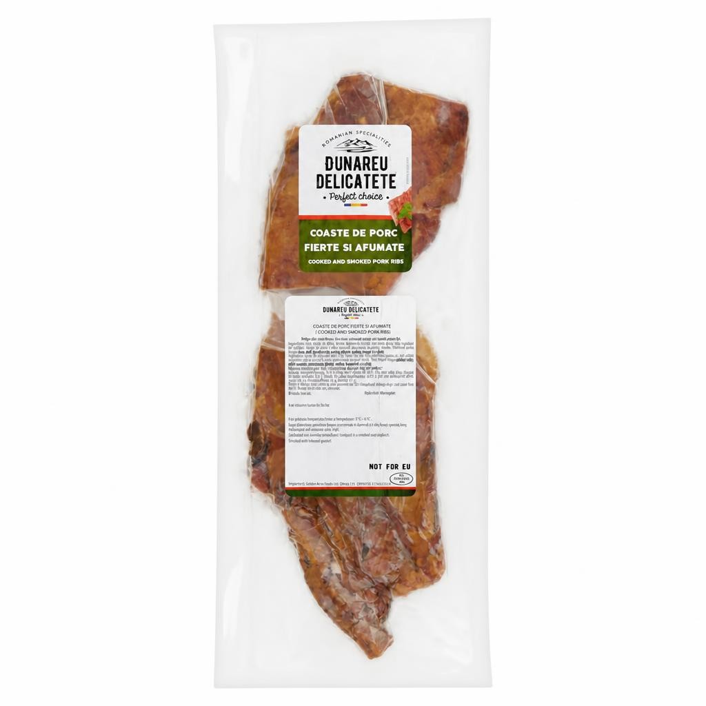 Dunareu Delicatete Smoked & Cooked Pork Ribs