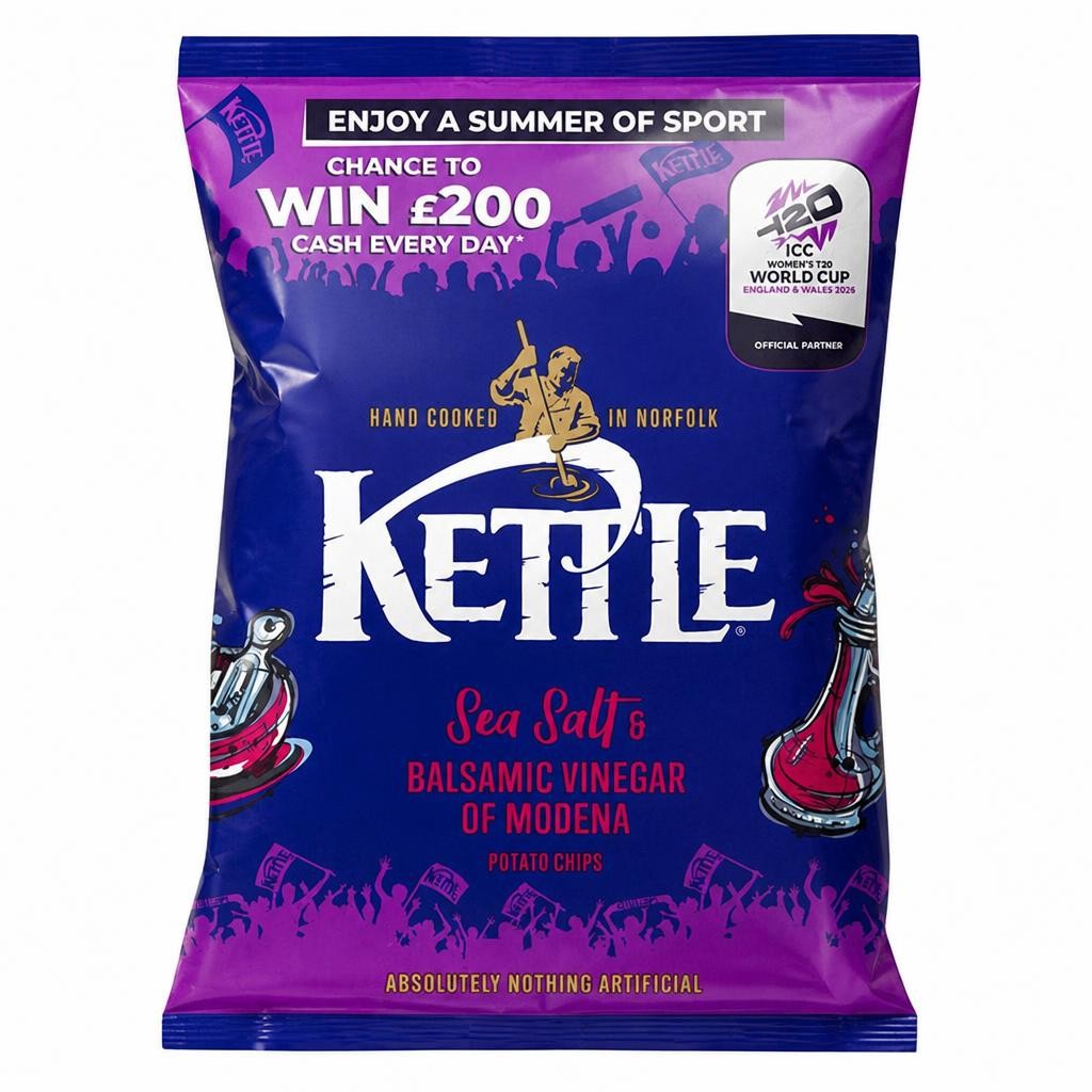 Kettle 130g Sea Salt & Balsamic Vinegar of Modena Potato Chips