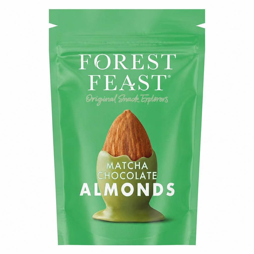 Forest Feast 120g Matcha Chocolate Almonds