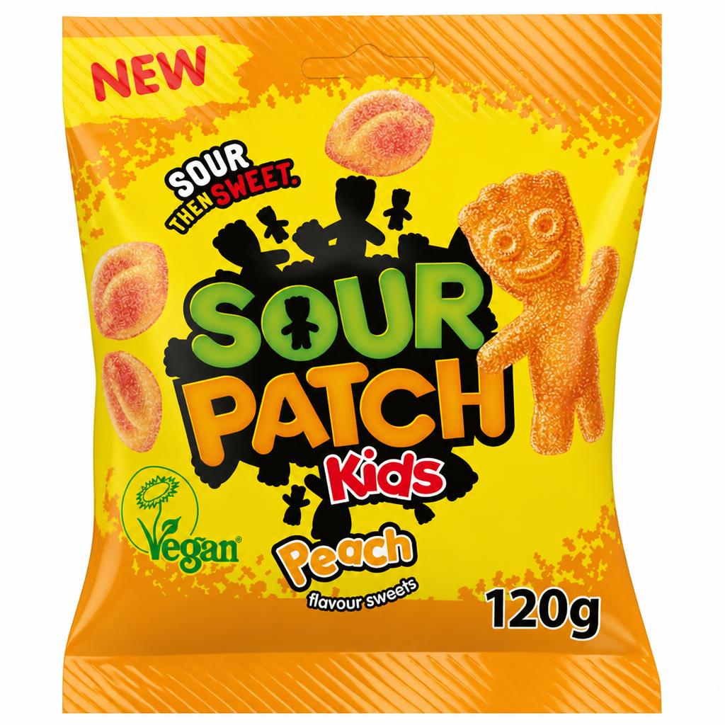 Sour Patch Kids 120g Peach Flavour Sweets Bag