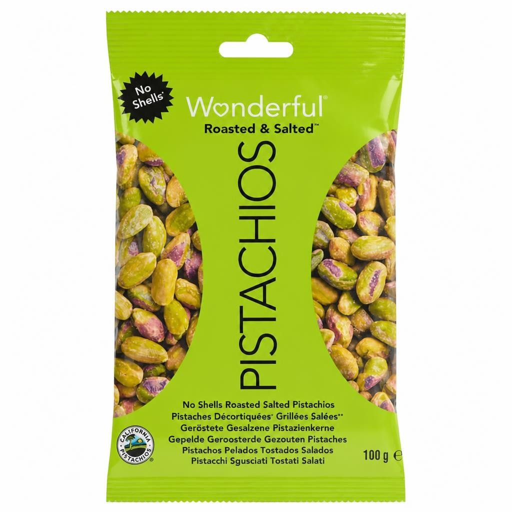 Wonderful 100g Roasted Salted XXL Pistachios