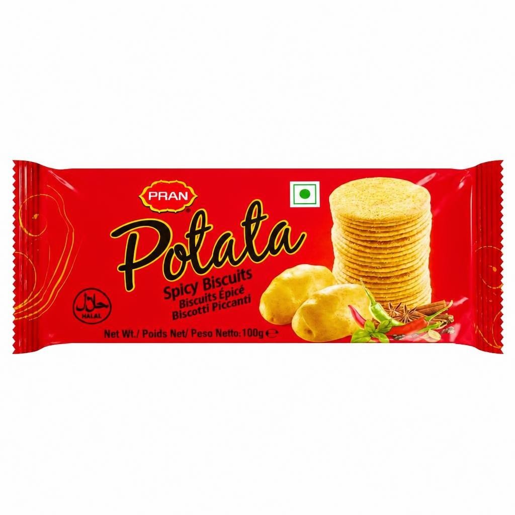 Pran Potata Spicy Biscuits 100g