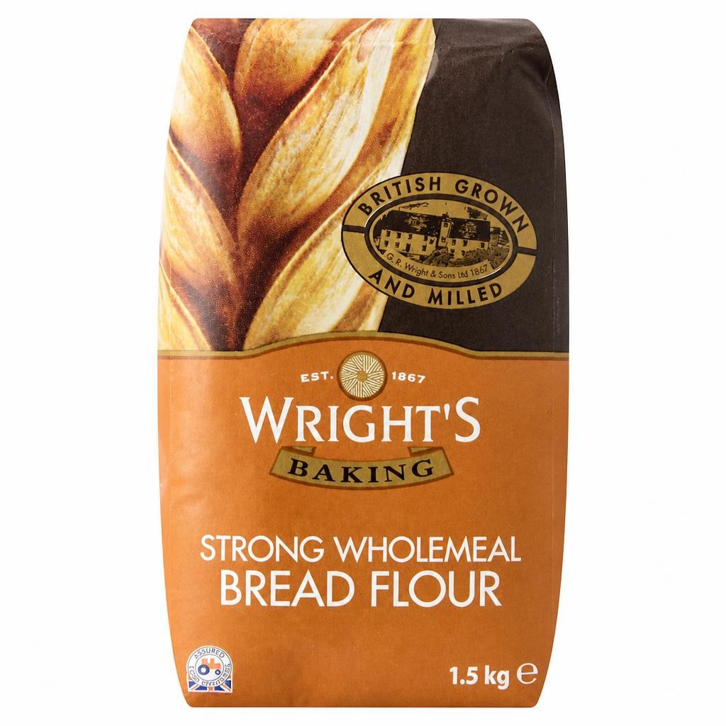 Wrights Strong Wholemeal Bread Flour 1.5Kg (L)