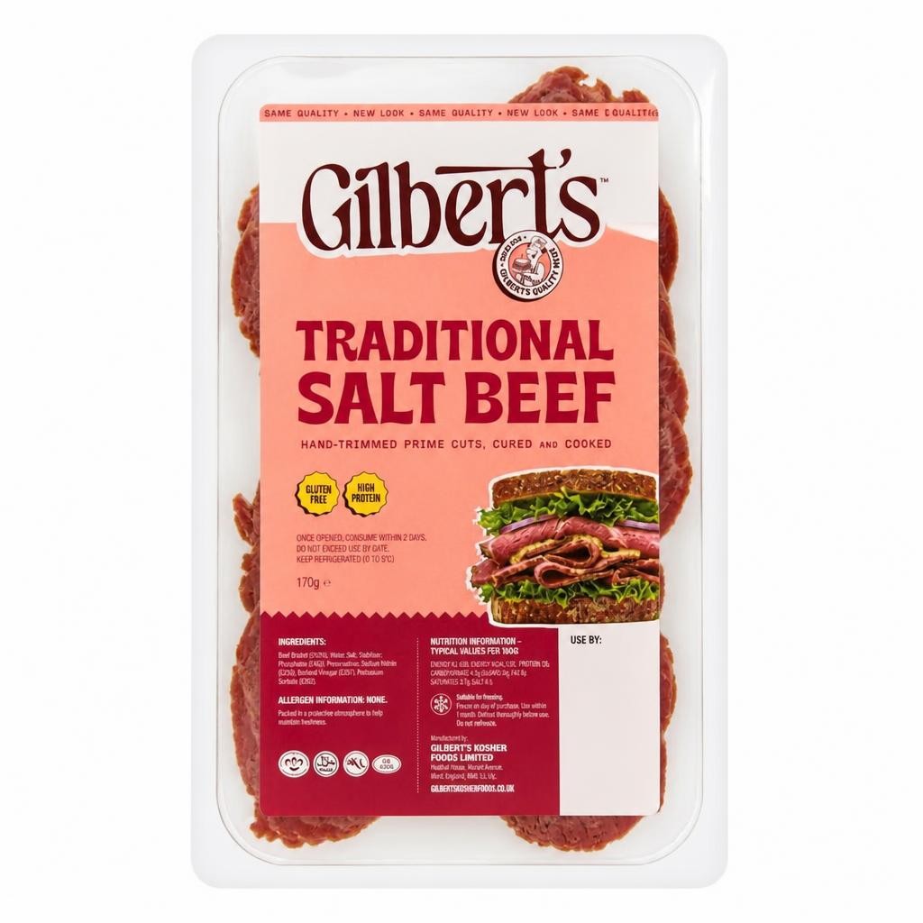 Gilbert's Traditional Salt Beef 170g
