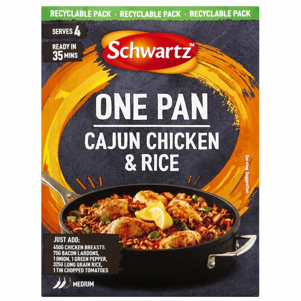 Schwartz One Pan Cajun Chicken & Rice Recipe Mix 32g