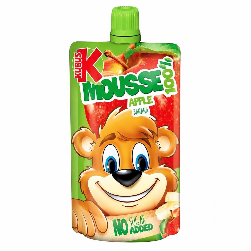 Kubus Apple Banana Mousse 100g