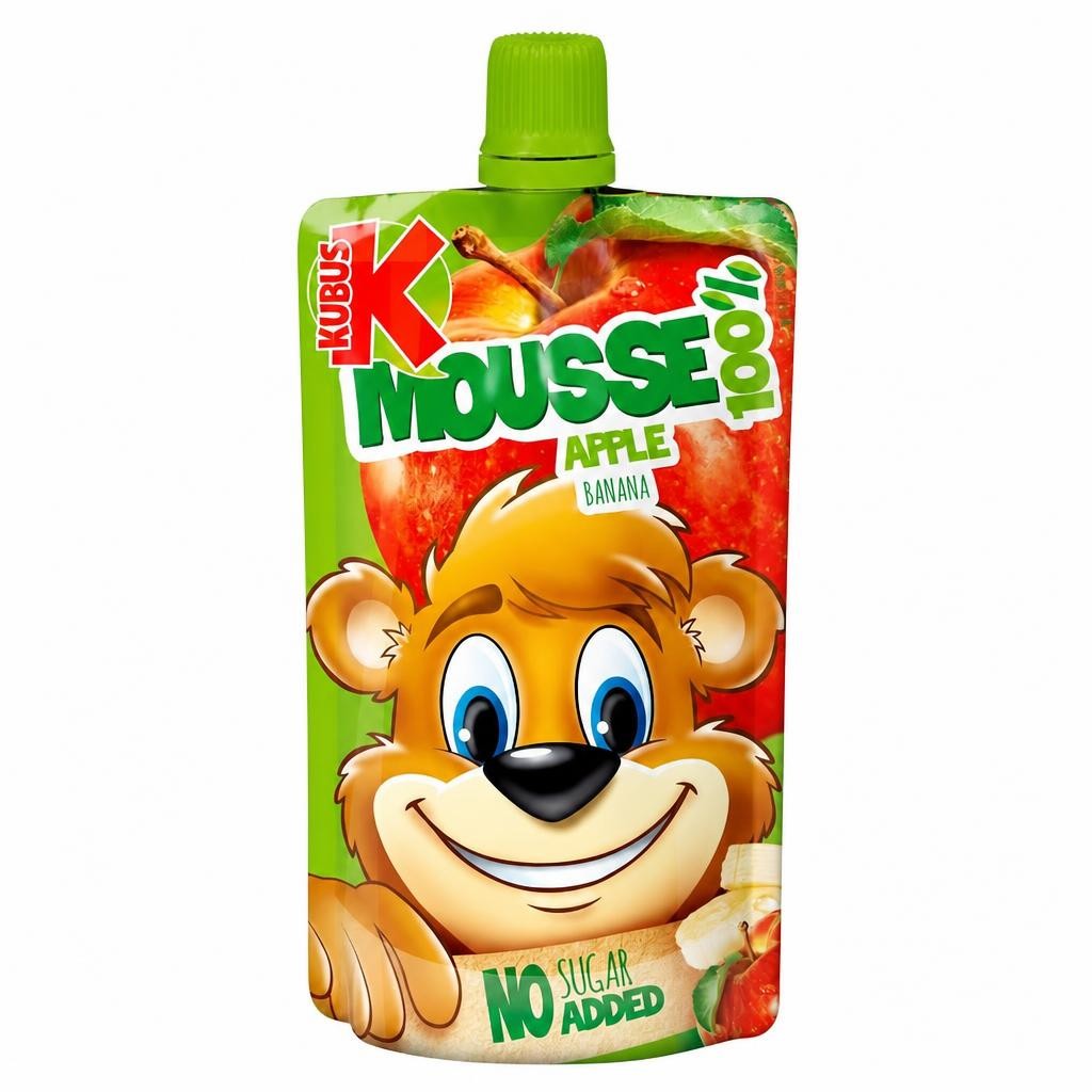 Kubus Apple Banana Mousse 100g
