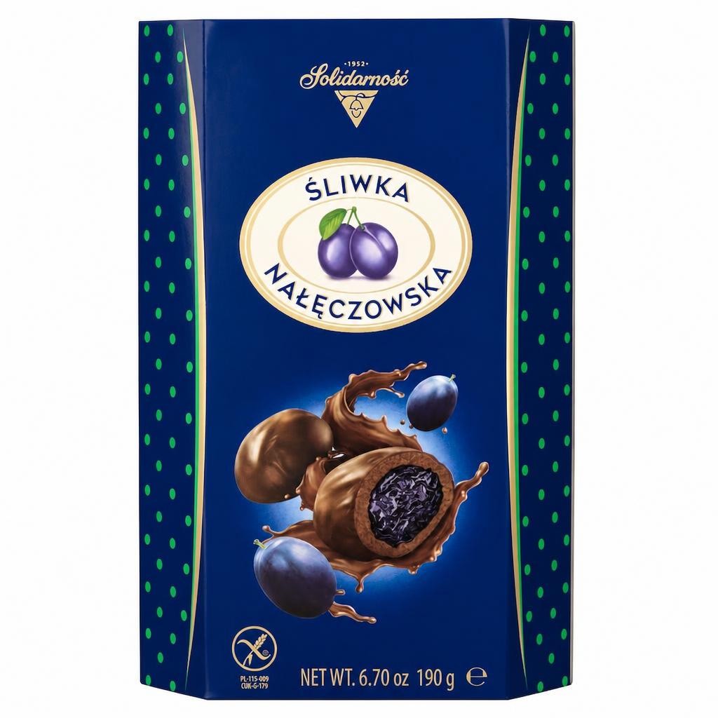 Solidarnosc Plums In Chocolate Naleczowska 190G