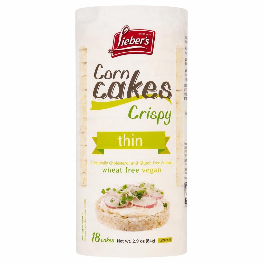 Liebers Corn Cakes Crispy Thin 18S 84G