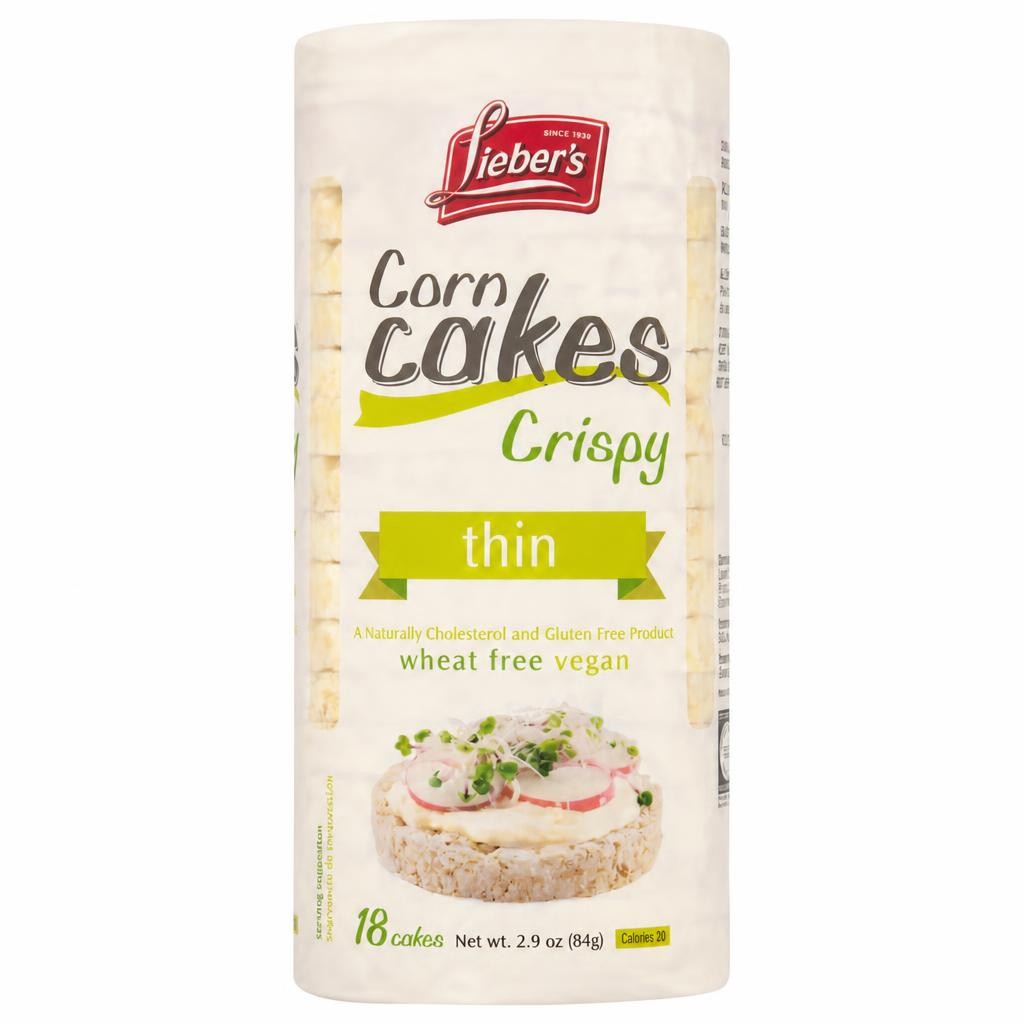 Liebers Corn Cakes Crispy Thin 18S 84G