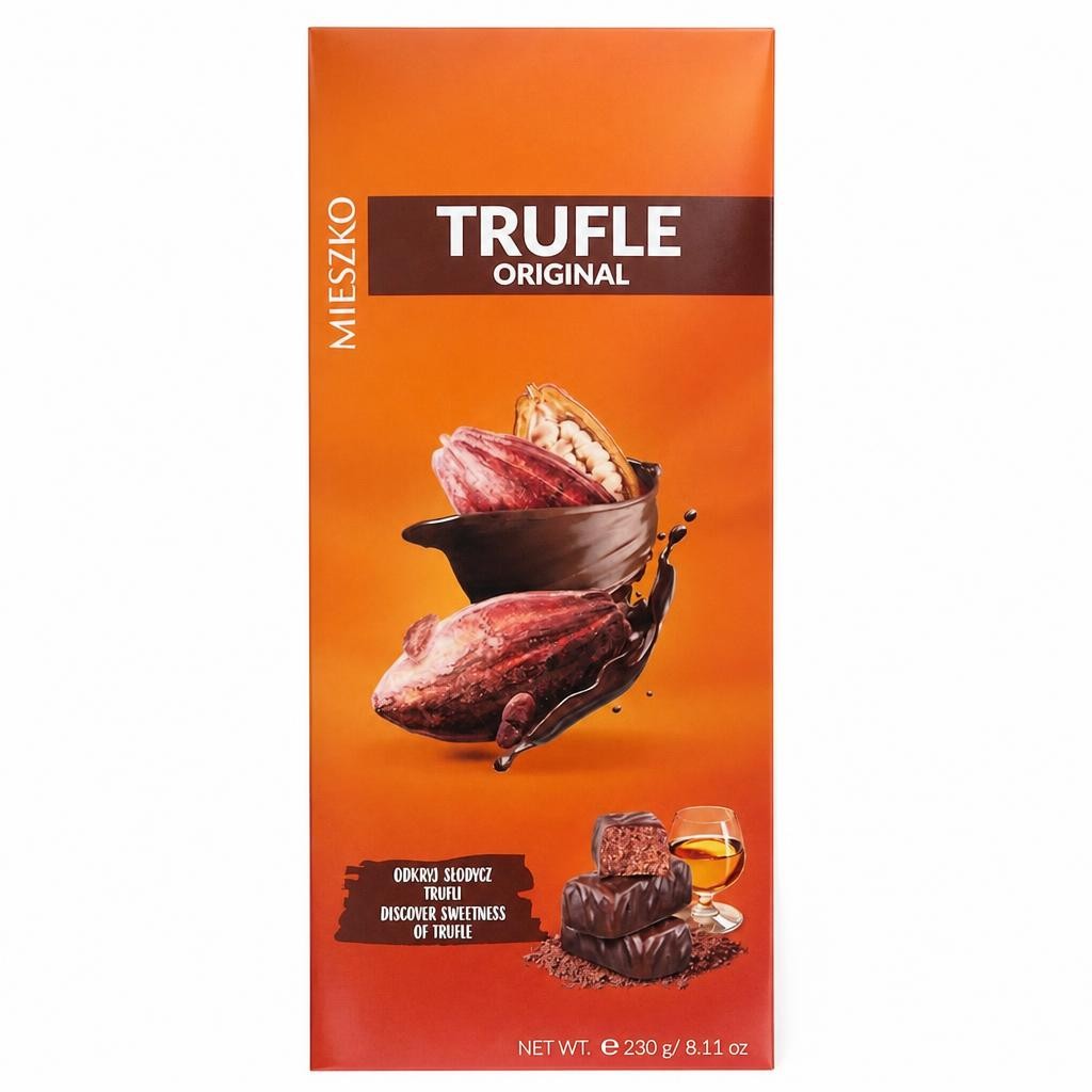 Mieszko Original Chocolate Truffles with Rum 230g