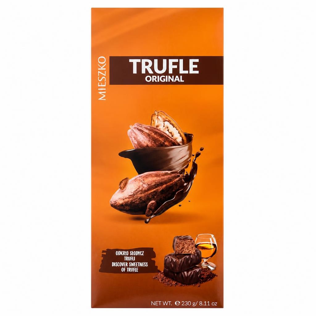 Mieszko Original Chocolate Truffles with Rum 230g