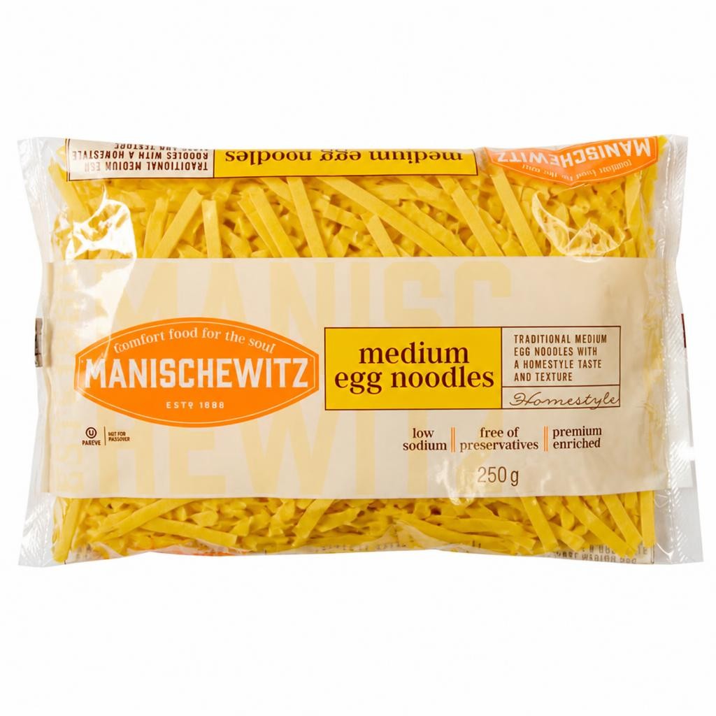 Manischewitz Medium Egg Noodles 250G
